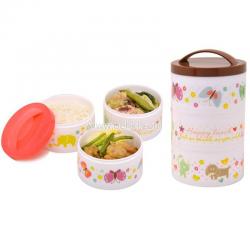 3層碗塑膠飯盒宣傳禮品
