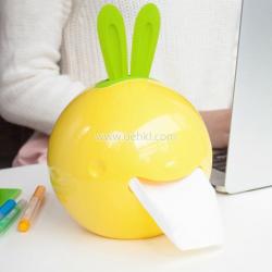 兔笑臉紙巾盒家居禮品