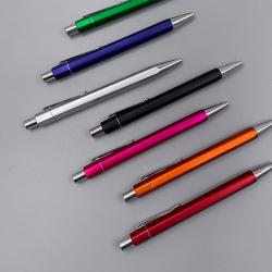 高檔六角辦公噴漆原子筆