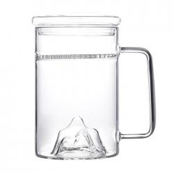透明玻璃觀山杯